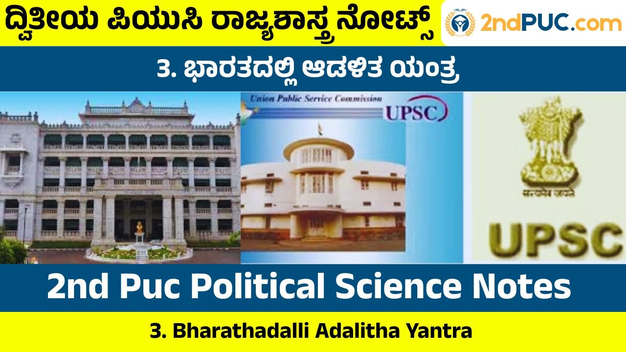 2nd Puc Political Science Chapter 3 Notes