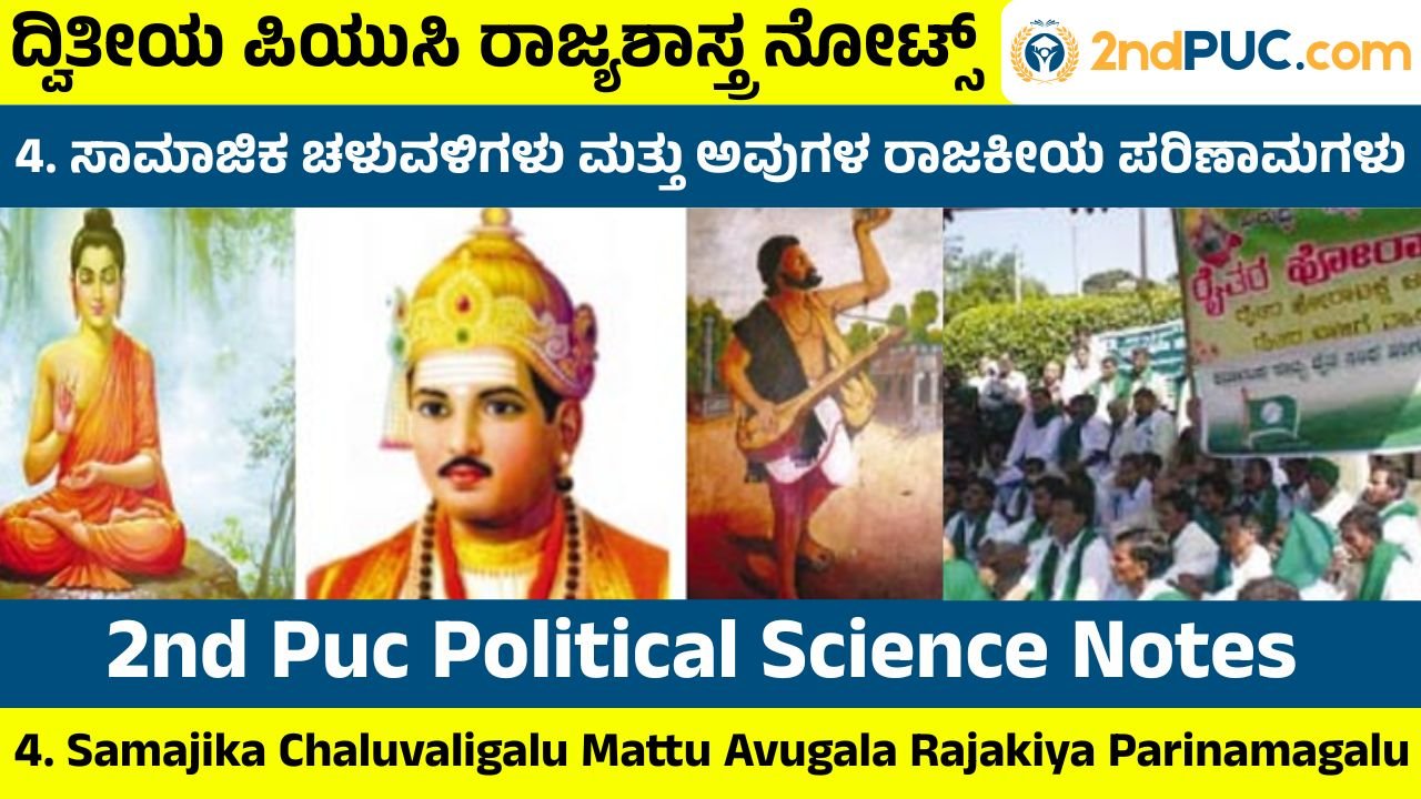 Samajika Chaluvaligalu Mattu Avugala Rajakiya Parinamagalu